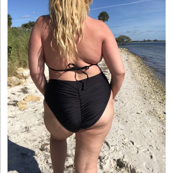 Sz. 2 Curvy Beach High Waist Swim Bottom - Picture 4 of 4